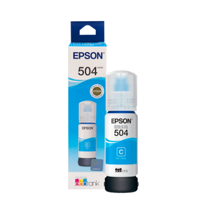 TINTA ORIGINAL EPSON 504 CYAN 70ml
